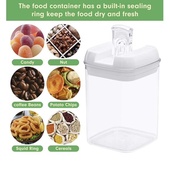 Storage container set 5 piece plastic - Picture 3 of 3